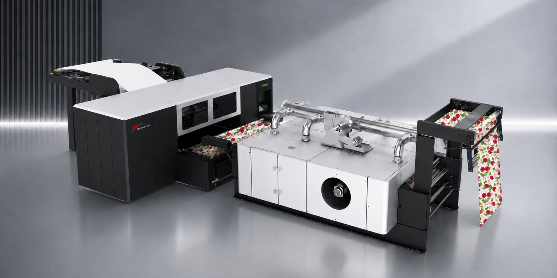 Industrial Belt Digital Textile Printing Machines